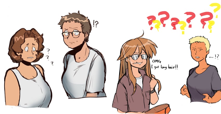 hank hill, dale gribble, bill dauterive, and jeff boomhauer (king of the hill) drawn by whoa_uwu