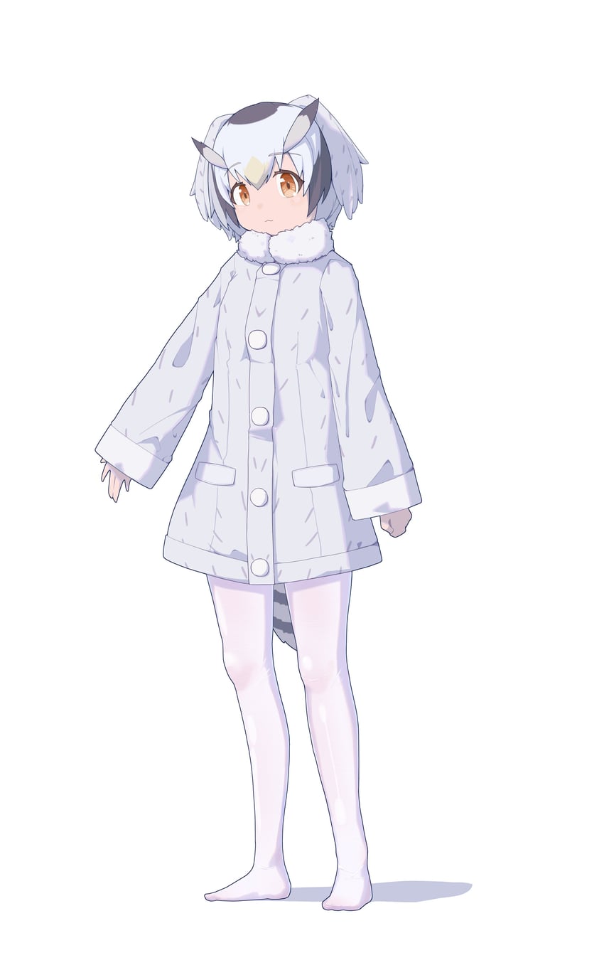 northern white-faced owl (kemono friends) drawn by fuliowo
