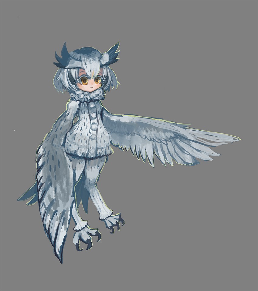 northern white-faced owl (kemono friends) drawn by match314