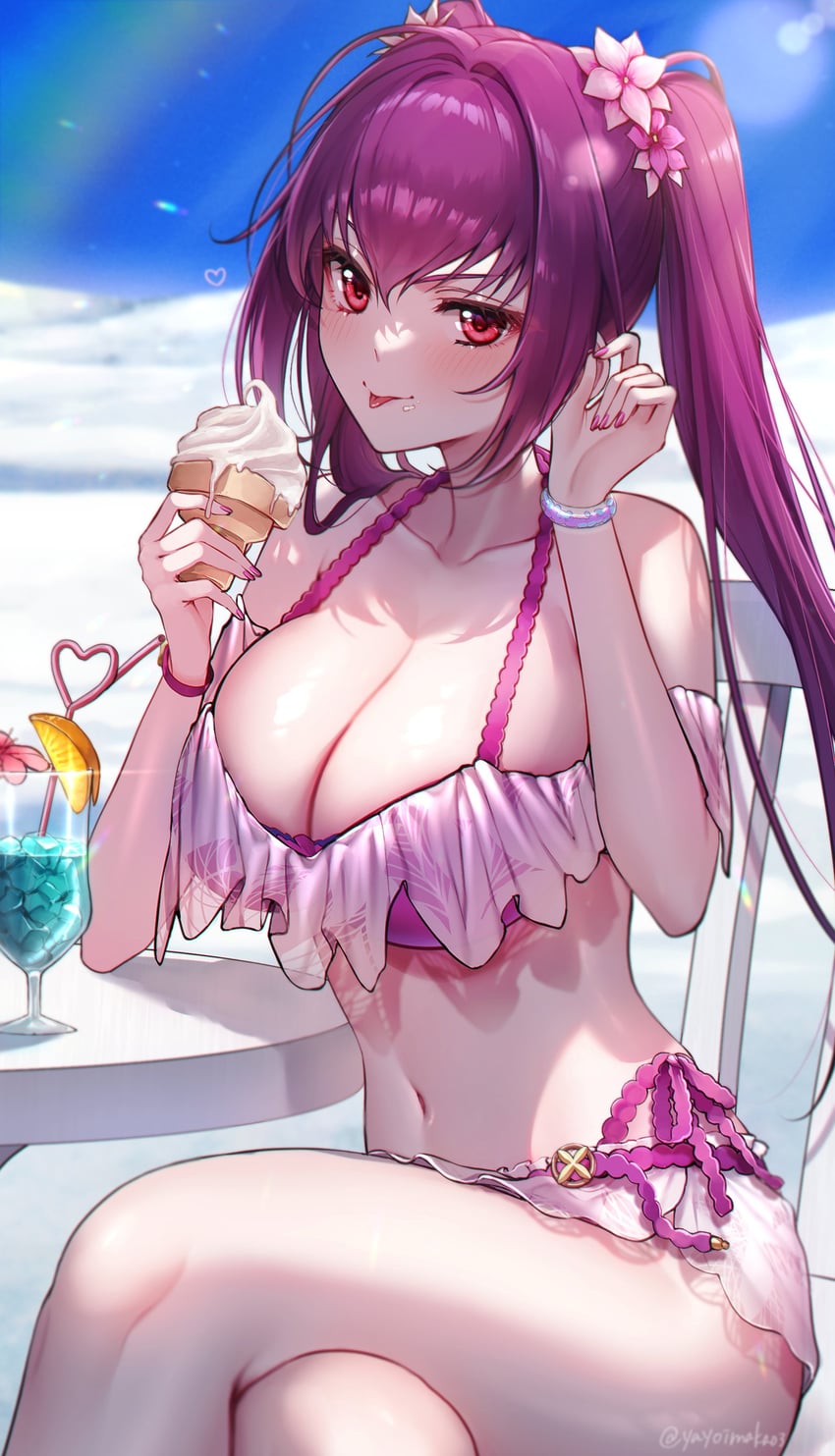 scathach and scathach skadi (fate and 1 more) drawn by yayoi_maka