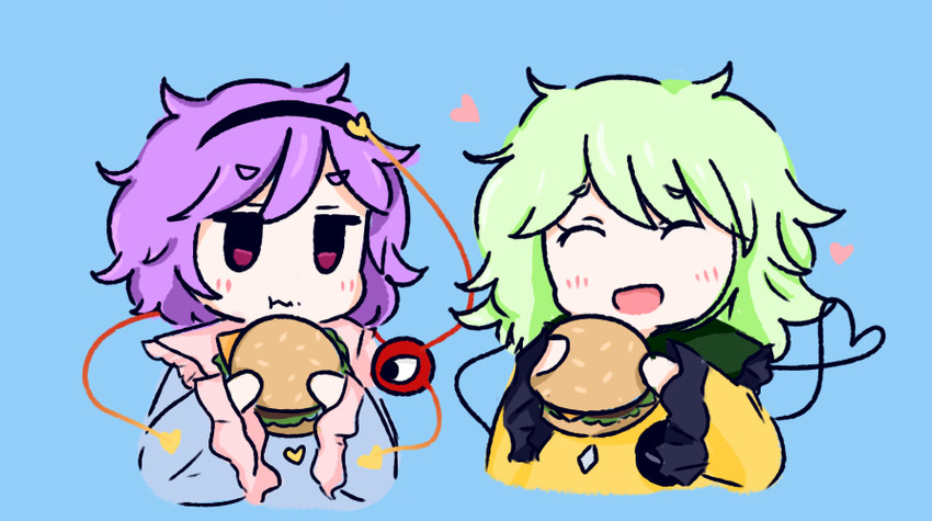 komeiji koishi and komeiji satori (touhou) drawn by maditsu
