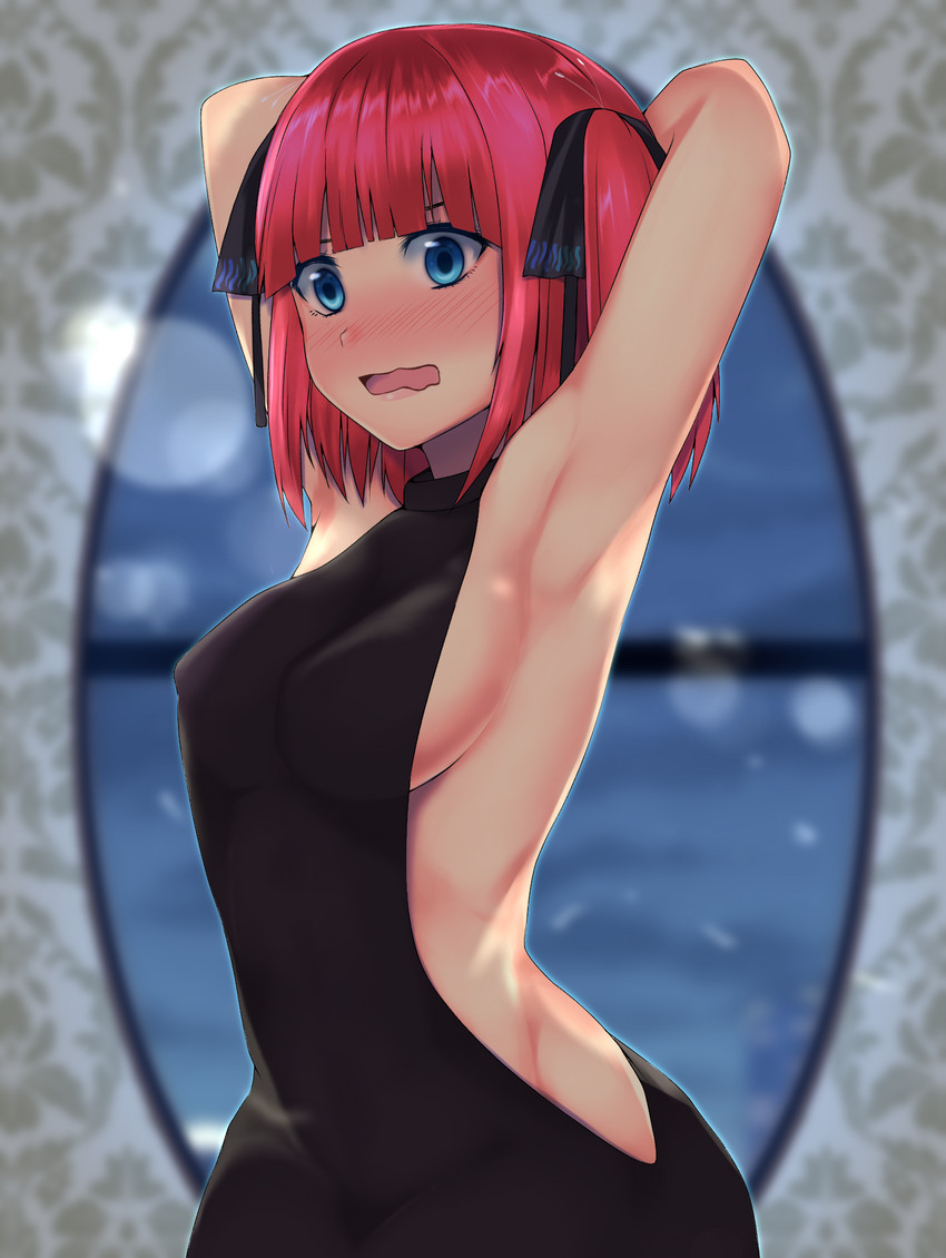 nakano nino (go-toubun no hanayome) drawn by nikku_hikikomori