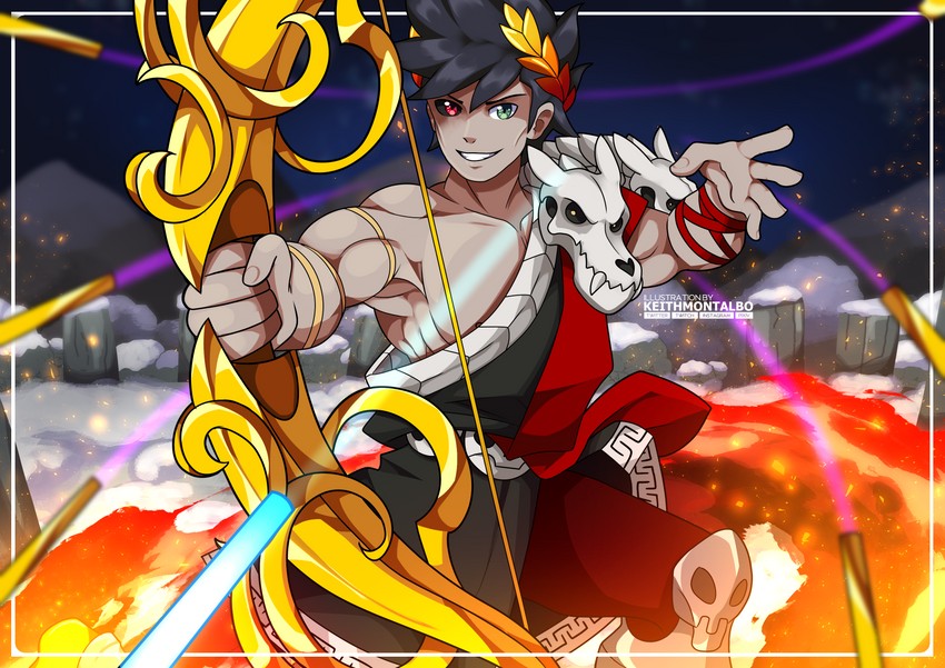 zagreus (hades and 1 more) drawn by keith_montalbo