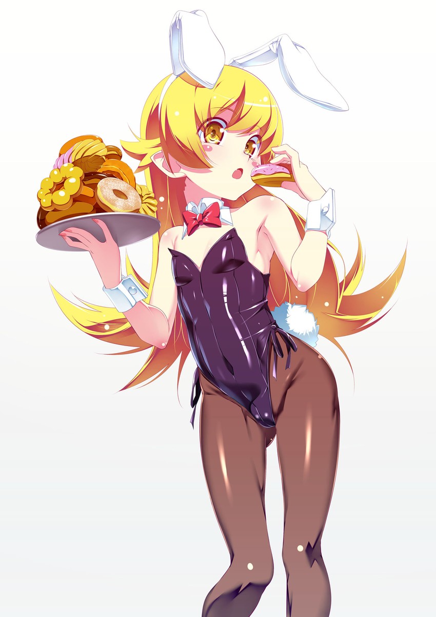 oshino shinobu (monogatari and 1 more) drawn by tanabe_kyou