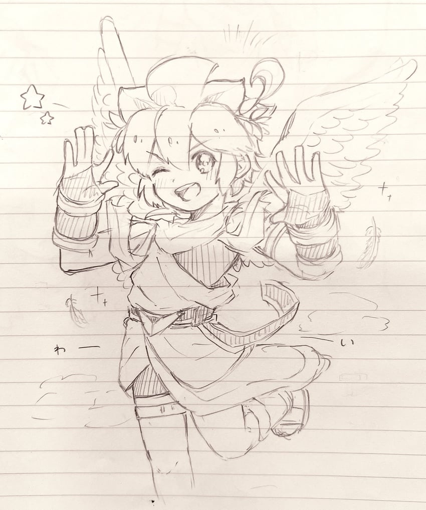 pit (kid icarus and 1 more) drawn by waffuum