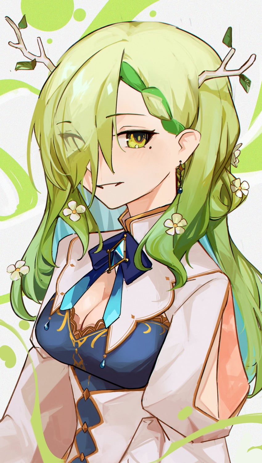 ceres fauna (hololive and 1 more) drawn by vergil_mon