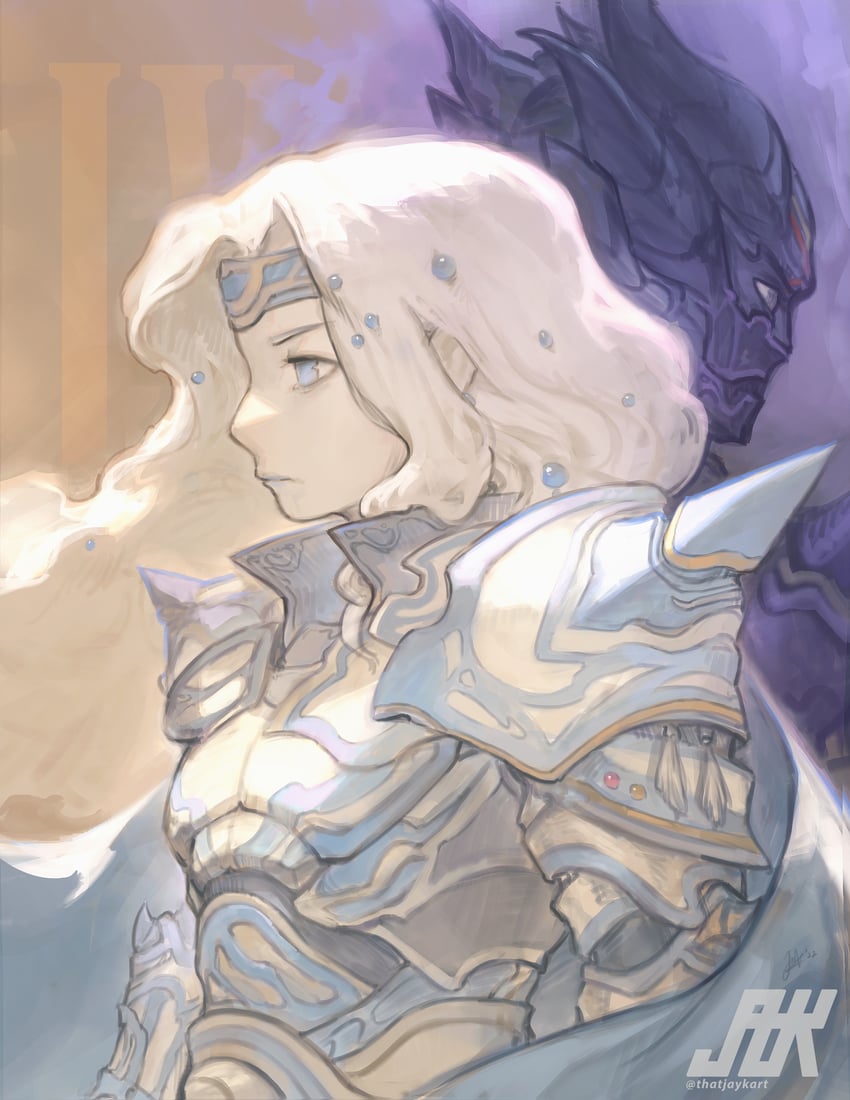 cecil harvey (final fantasy and 1 more) drawn by thatjaykart