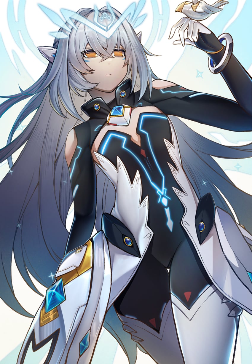 eve and code: sariel (elsword) drawn by shishui_guima