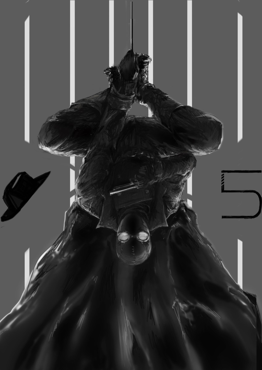 spider-man noir (marvel and 1 more) drawn by sakurahao