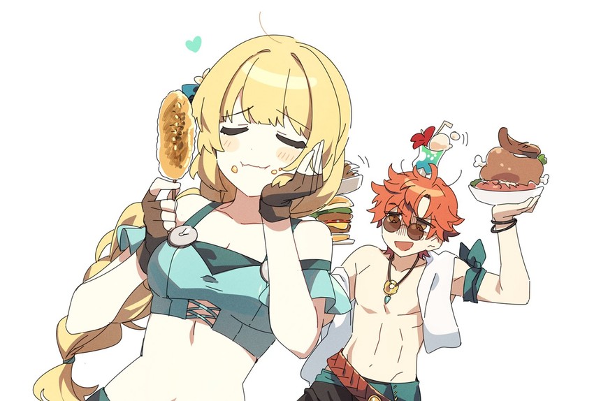 ingrid brandl galatea and sylvain jose gautier (fire emblem and 2 more) drawn by ap_bar