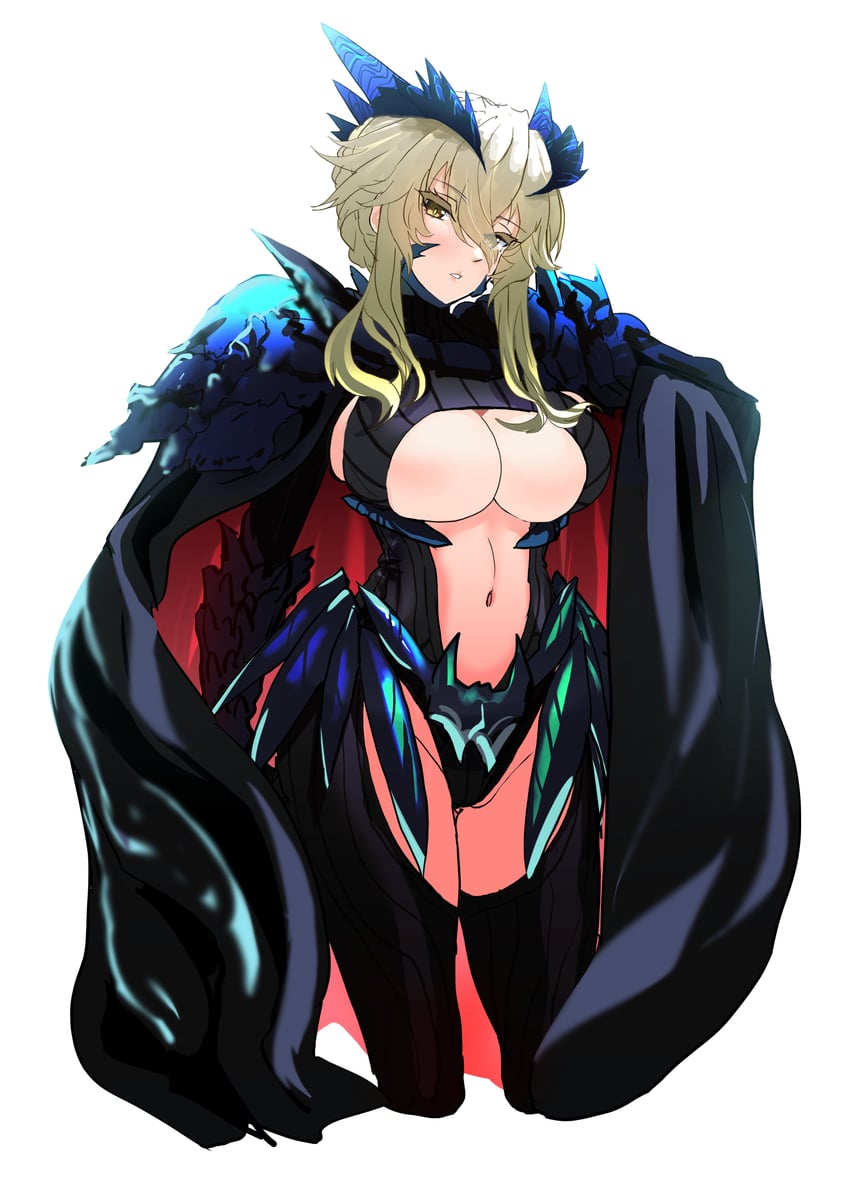 artoria pendragon (fate and 1 more) drawn by hey_taisyou