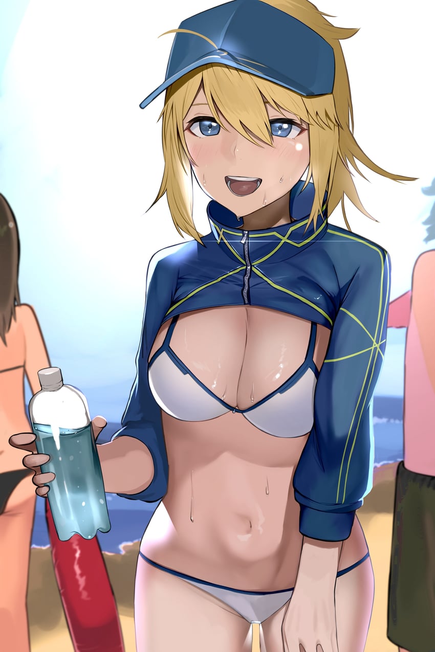 artoria pendragon and mysterious heroine xx (fate and 1 more) drawn by basasyu