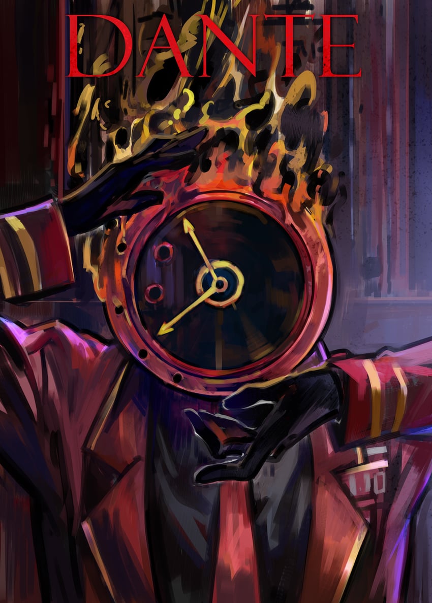dante (project moon and 1 more) drawn by nishikujic