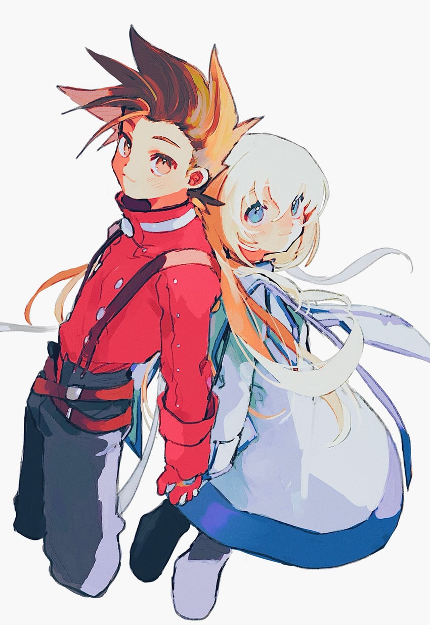 colette brunel and lloyd irving (tales of and 1 more) drawn by nancykittyu