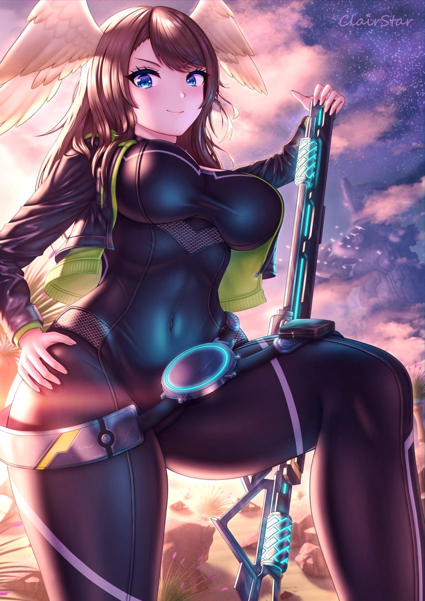 eunie (xenoblade chronicles and 1 more) drawn by clairstar
