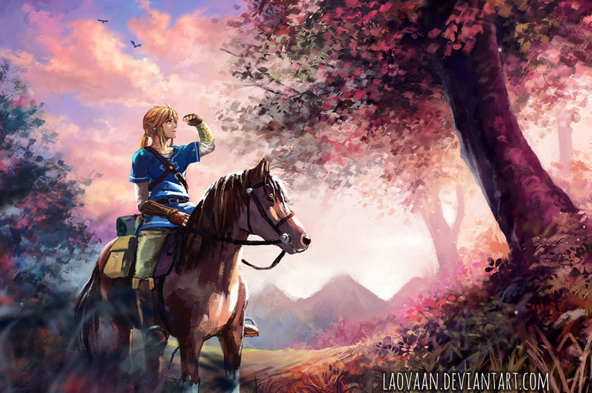 link (the legend of zelda and 1 more) drawn by laovaan