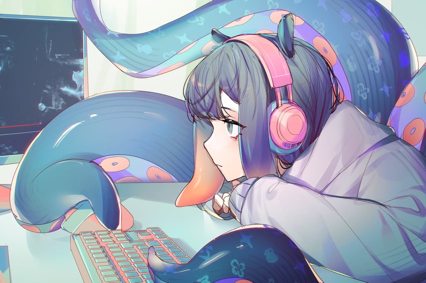 ninomae ina'nis (hololive and 1 more) drawn by ysoroth