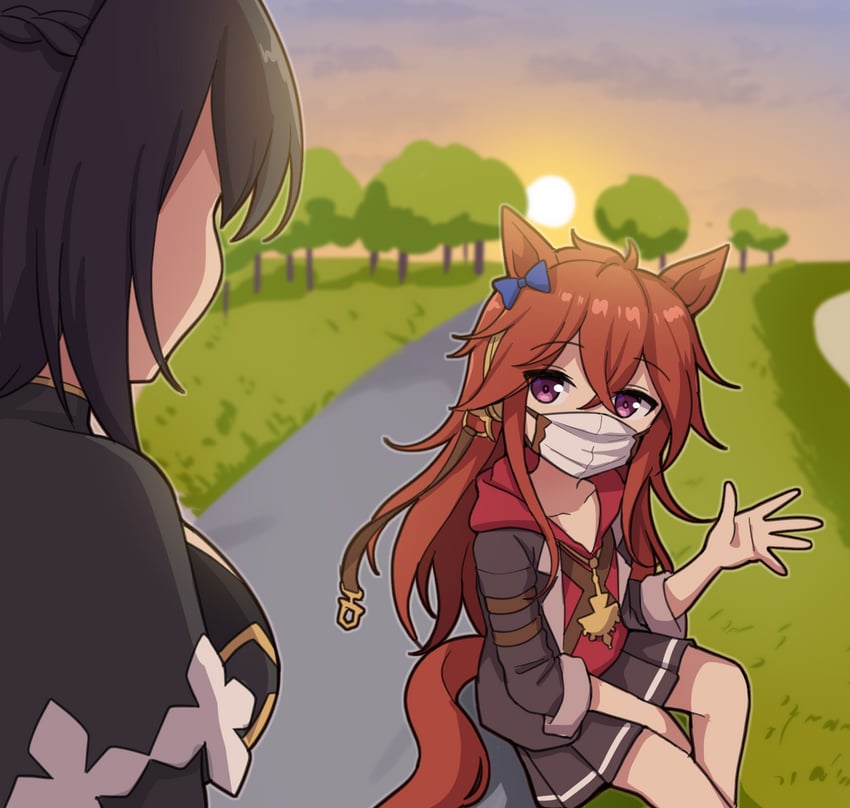 kin'iro ryotei and orfevre (umamusume) drawn by takiki