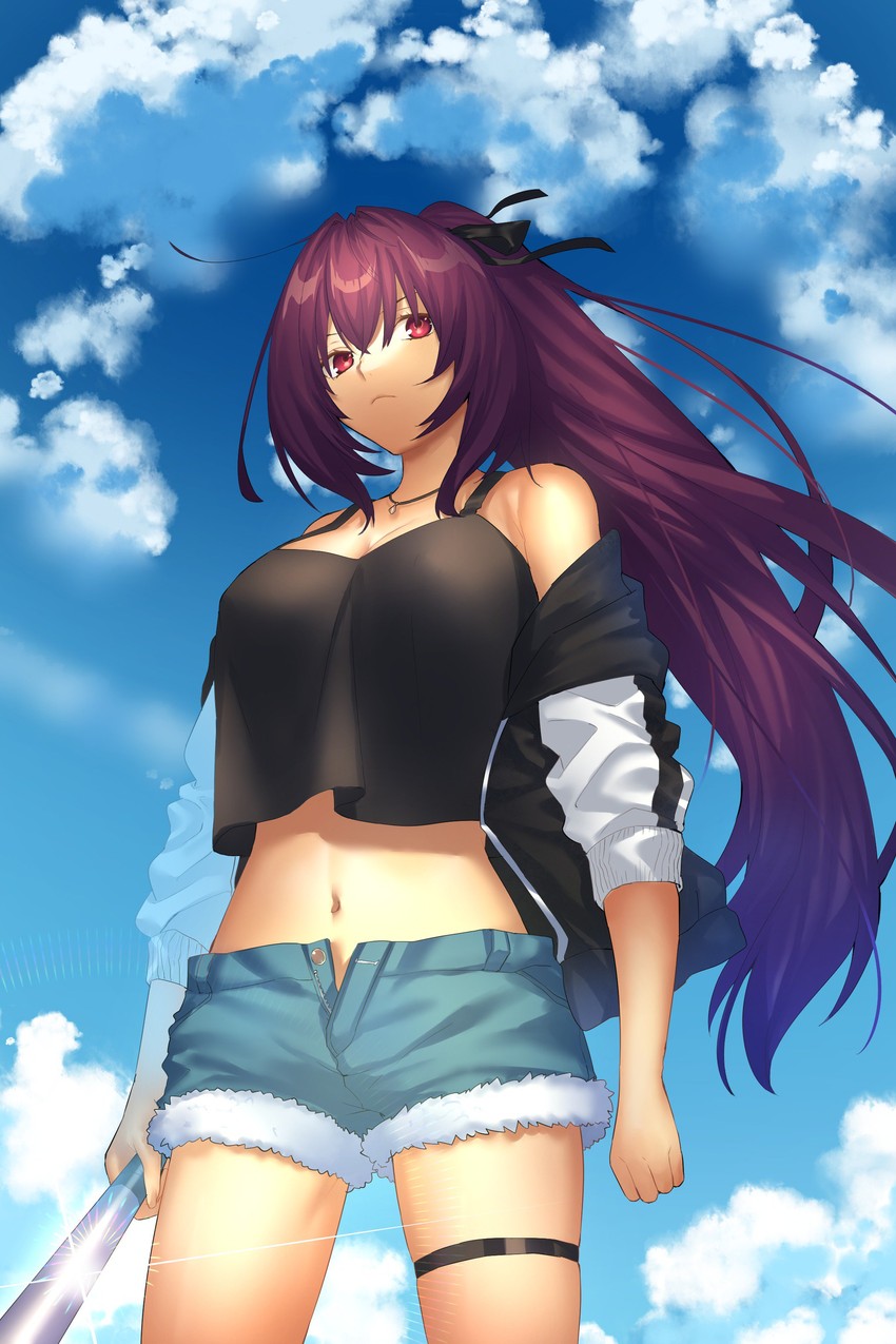 scathach (fate and 1 more) drawn by seseragi_azuma
