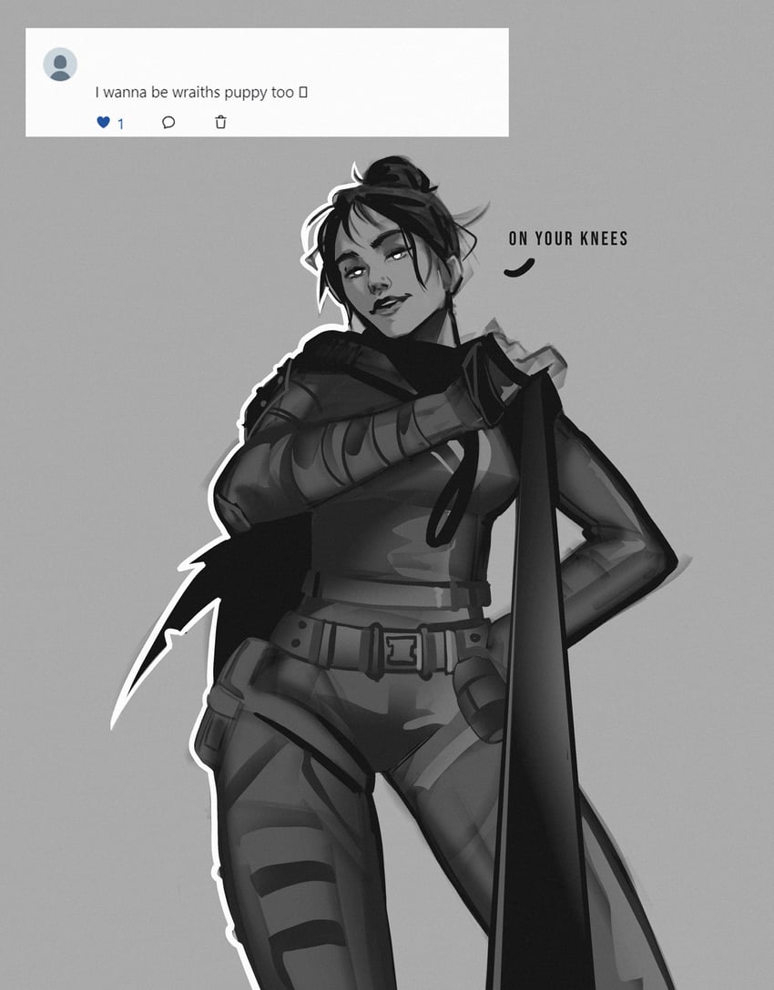 wraith (apex legends and 1 more) drawn by nessepack
