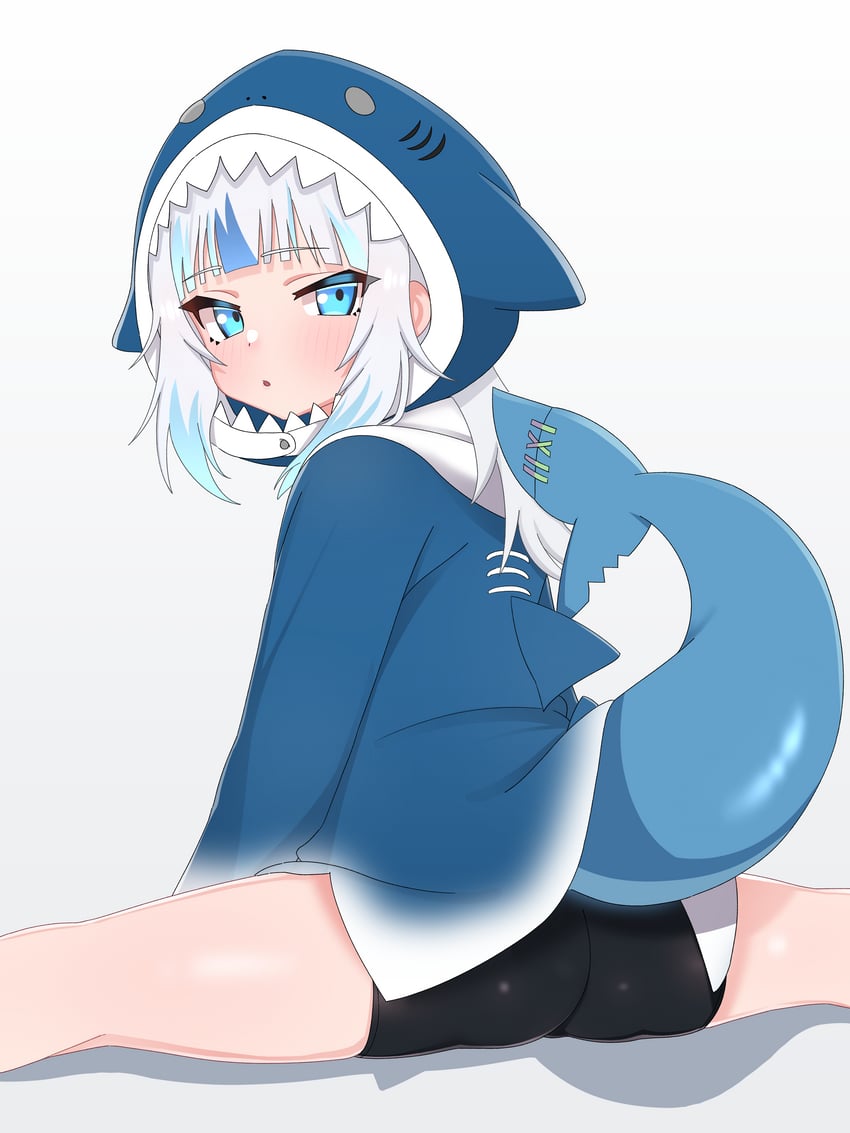 gawr gura (hololive and 1 more) drawn by mingkozus