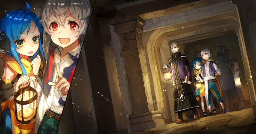 abel berek, mare, and ebelheid (saikyou juzoku tensei ~cheat majutsushi no slow life~) drawn by mika_pikazo