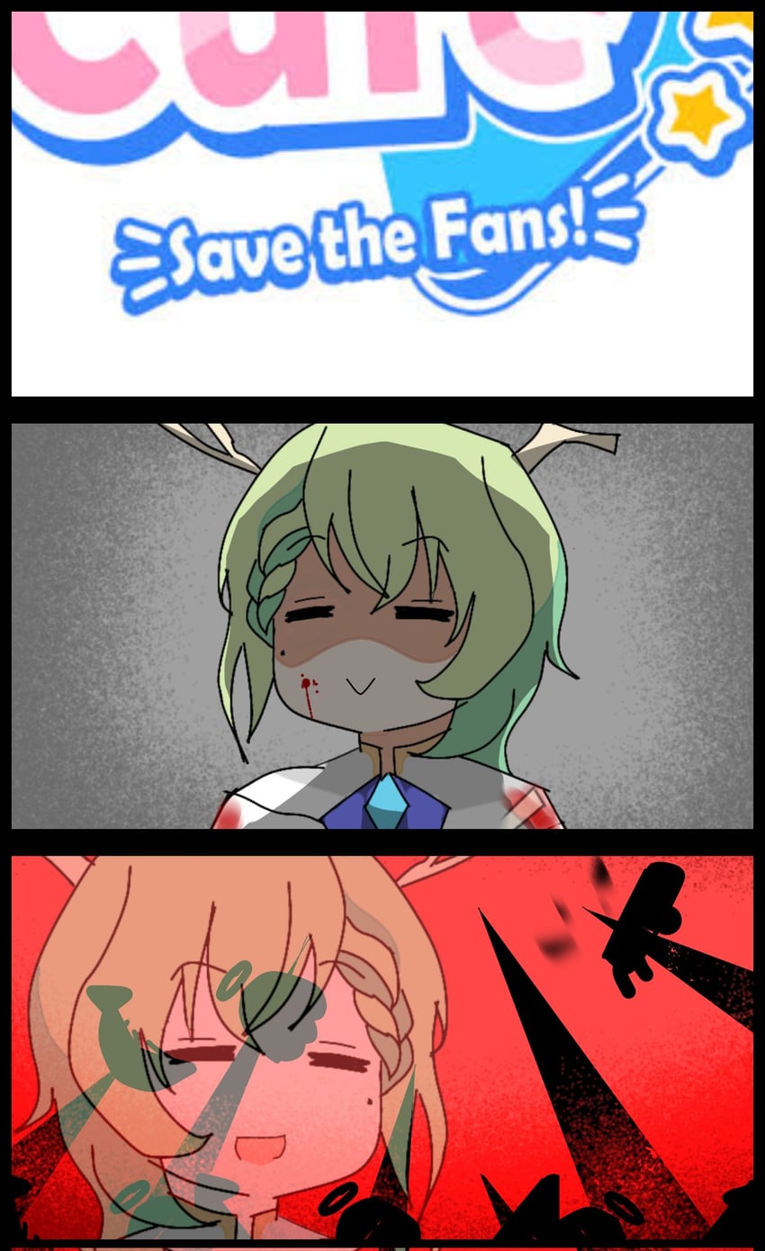 ceres fauna, takodachi, kronie, and ebi-chan (hololive and 2 more) drawn by bread_forbidden