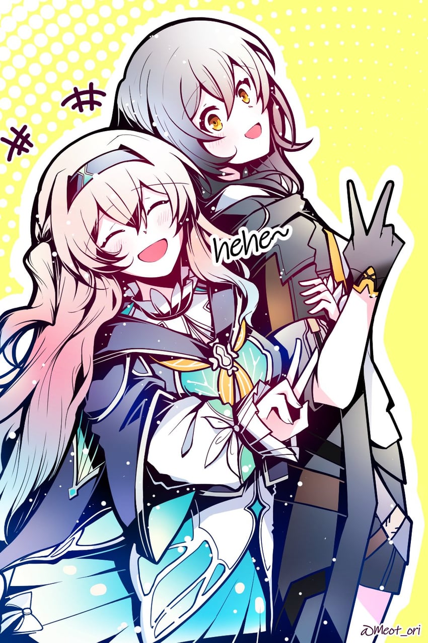trailblazer, firefly, and stelle (honkai and 1 more) drawn by electronduck