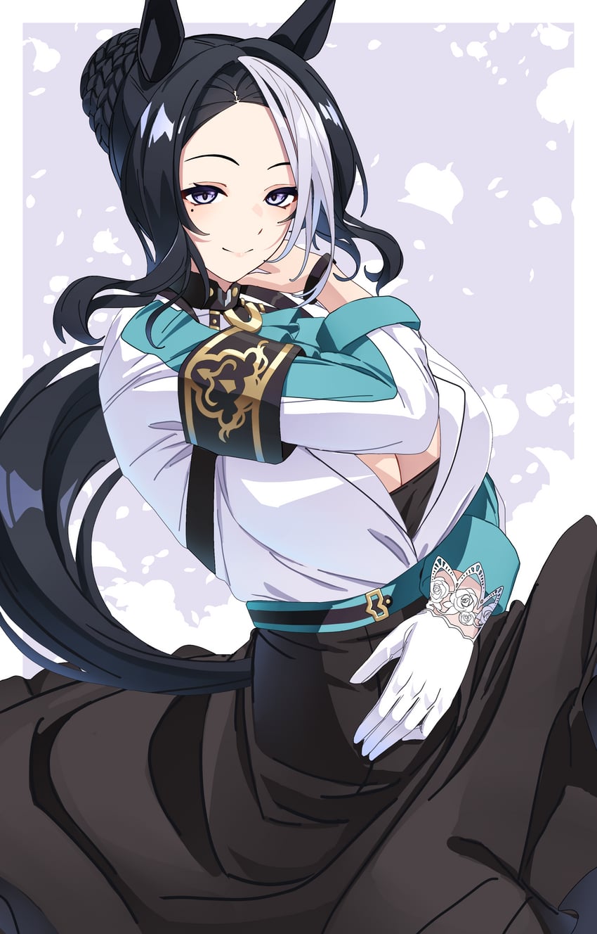 mejiro ramonu (umamusume) drawn by reibun_(raven1119)