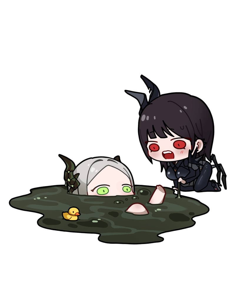 leviathan and behemoth (goddess of victory: nikke) drawn by uz_(uzru0428)
