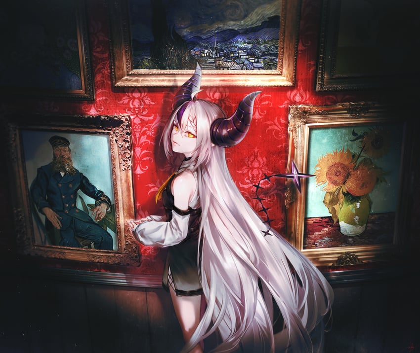 la+ darknesss (hololive and 3 more) drawn by hyde_(tabakko)