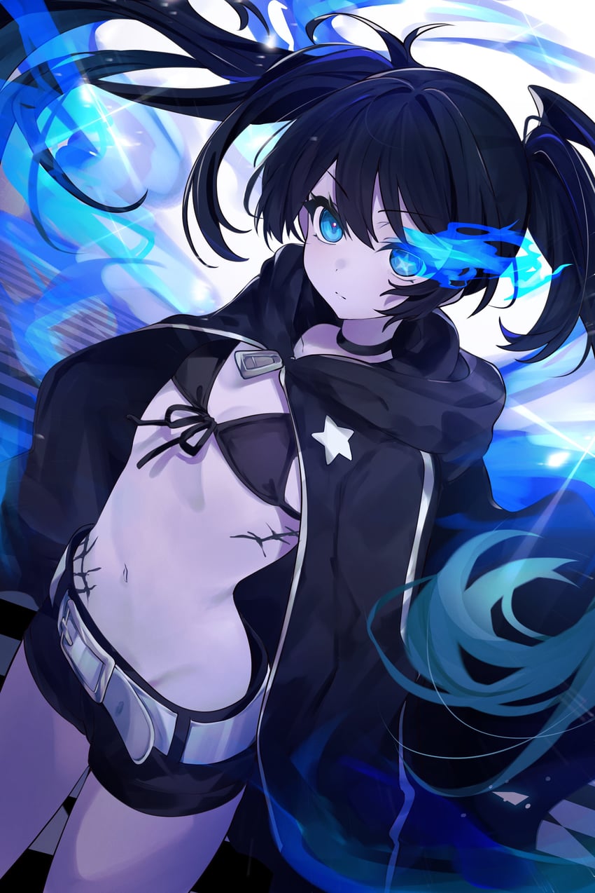 black rock shooter (black rock shooter) drawn by genmai_komeko