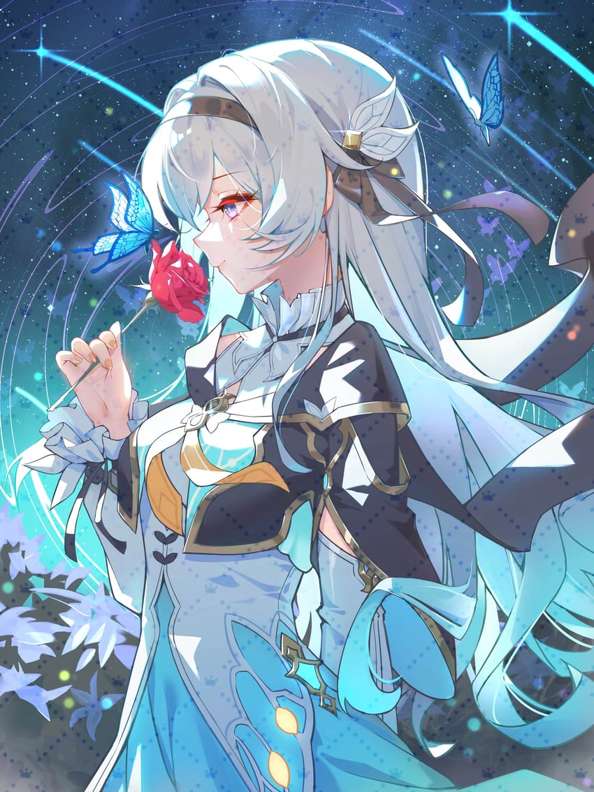 firefly (honkai and 1 more) drawn by misheng_liu_yin