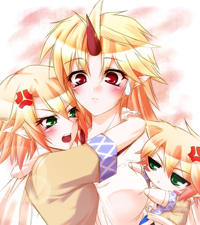 mizuhashi parsee and hoshiguma yuugi (touhou) drawn by hazuki_kasane