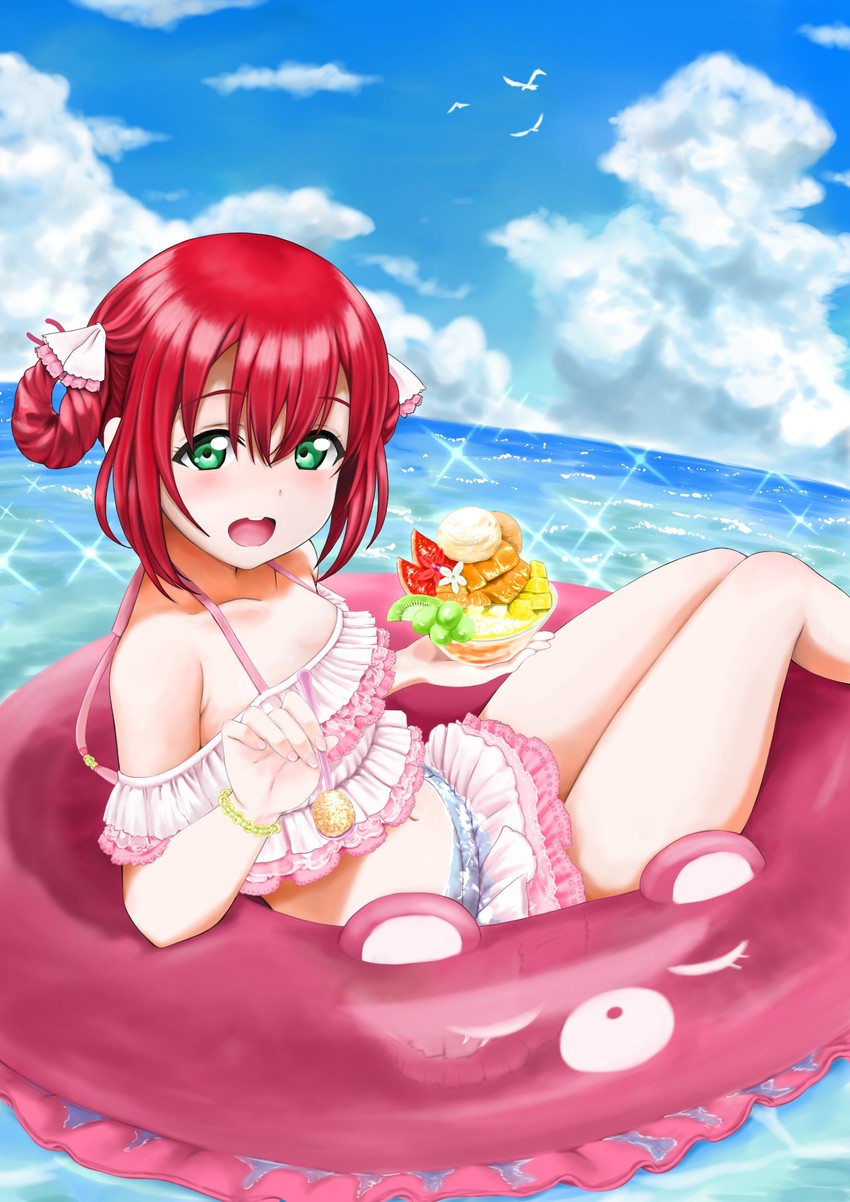 kurosawa ruby (love live! and 1 more) drawn by bosutonii