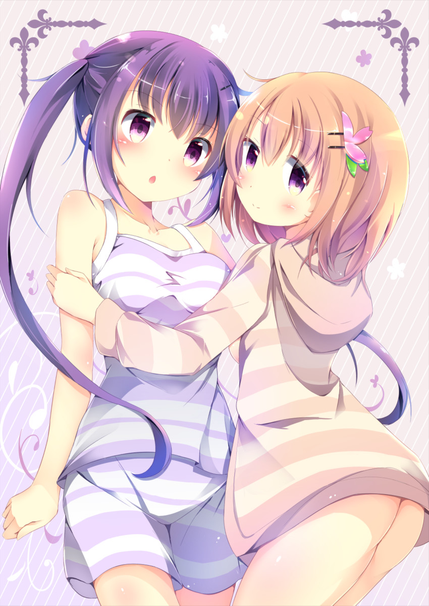 hoto cocoa and tedeza rize (gochuumon wa usagi desu ka?) drawn by hinata_yuu_(atelierhinata)