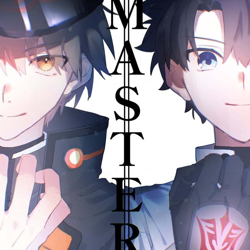 fujimaru ritsuka and kishinami hakuno (fate and 1 more) drawn by dakoka