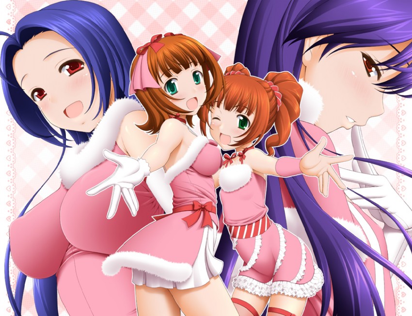 kisaragi chihaya, amami haruka, takatsuki yayoi, and miura azusa (idolmaster and 1 more) drawn by sin-go