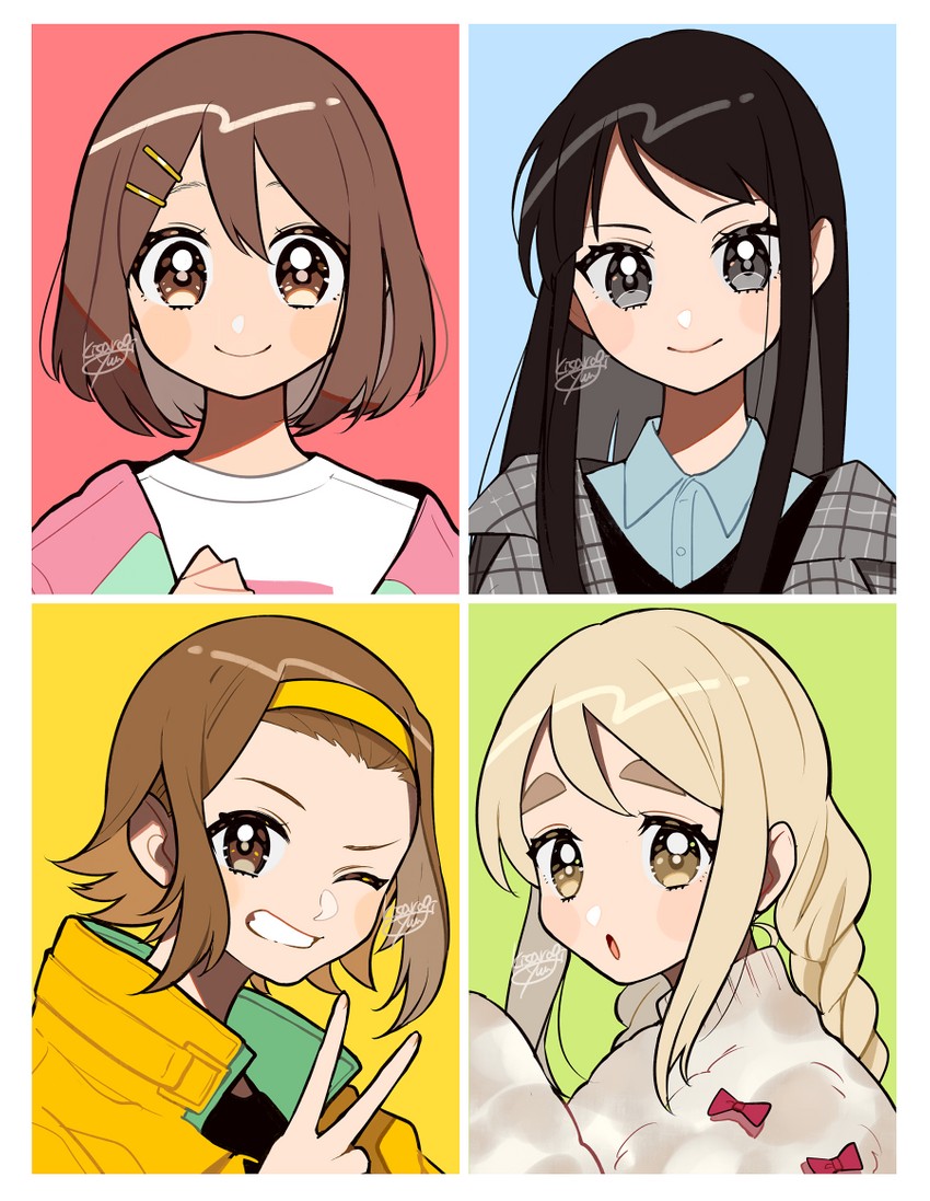 akiyama mio, hirasawa yui, tainaka ritsu, and kotobuki tsumugi (k-on!) drawn by kisaragi_yuu_(fallen_sky)