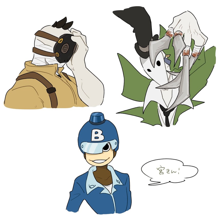 jack, leo beck, and blue monkey (identity v and 1 more) drawn by mimimi_(mimimim9999)