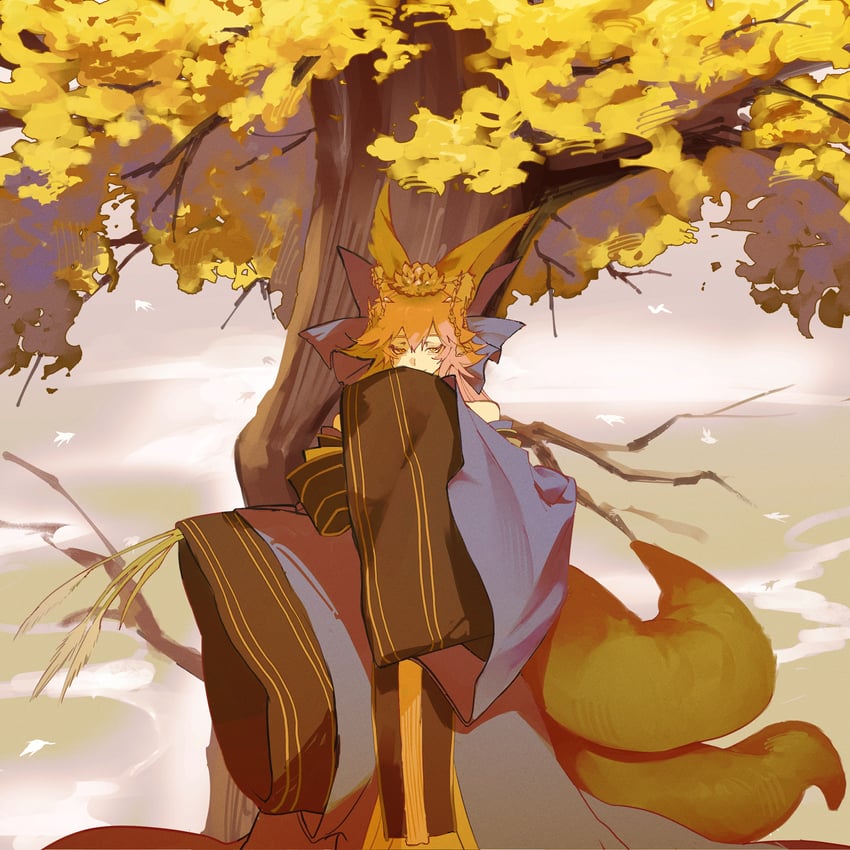 tamamo and tamamo no mae (fate and 1 more) drawn by zuraa_(naunau_seijin)