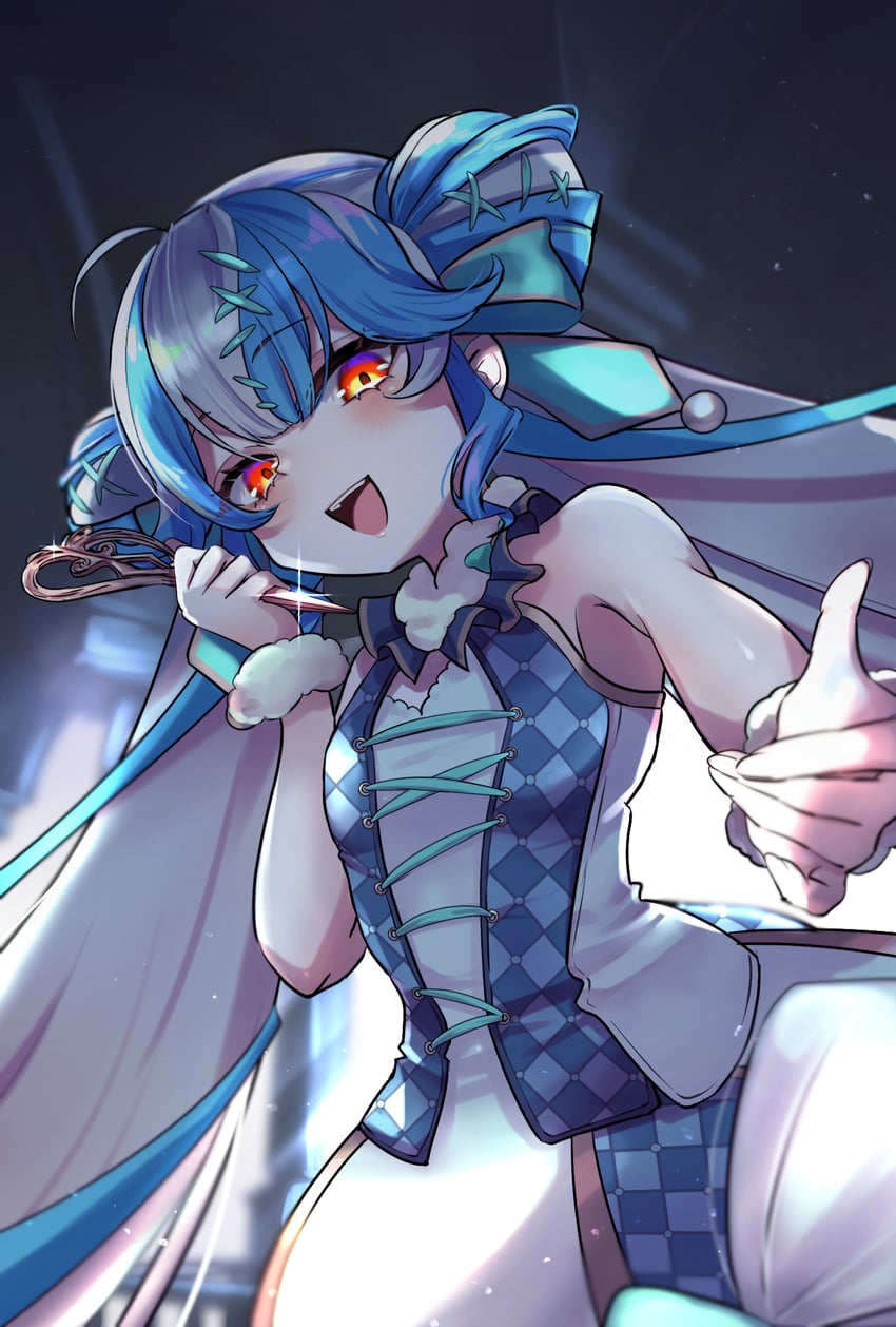 twisty amanozako (nijisanji and 1 more) drawn by amakai_nagi