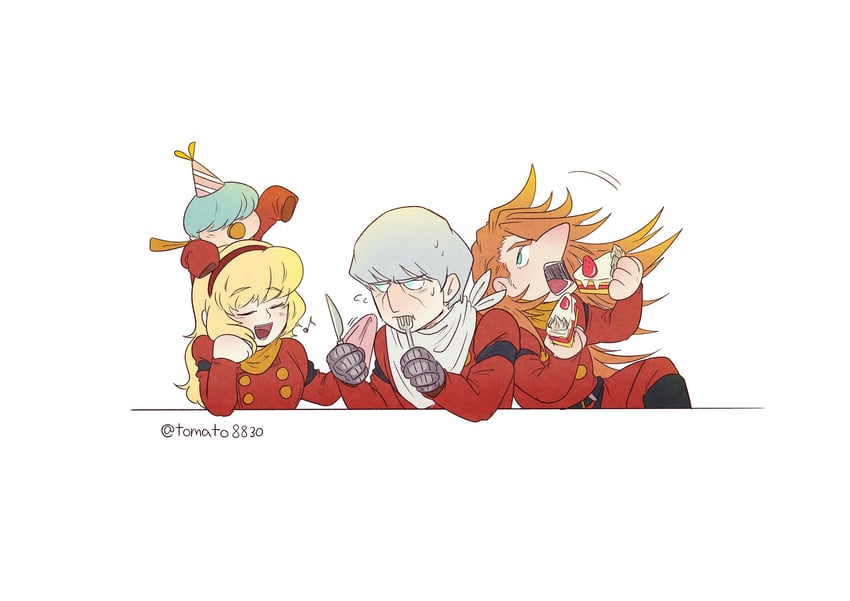 francoise arnoul, jet link, albert heinrich, and ivan whisky (cyborg 009) drawn by tomato8830