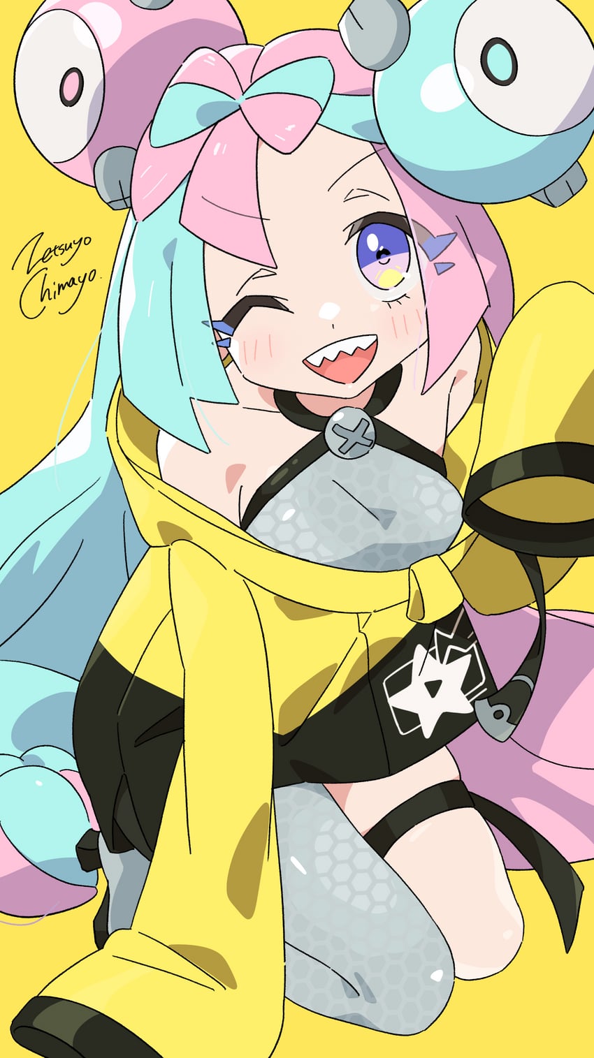iono and magnemite (pokemon and 1 more) drawn by zetsuyo_chimayo