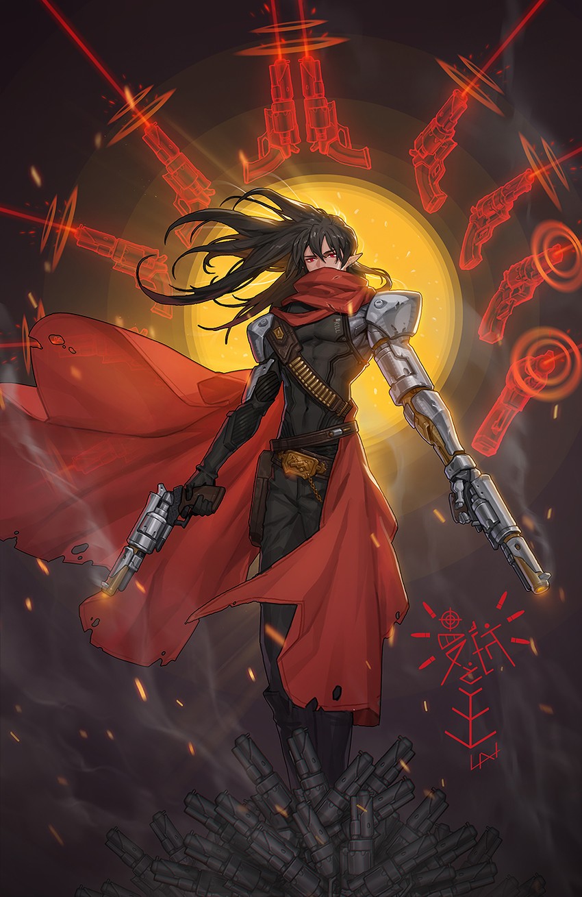 male gunner and male ranger (dungeon and fighter) drawn by lanyuandashen