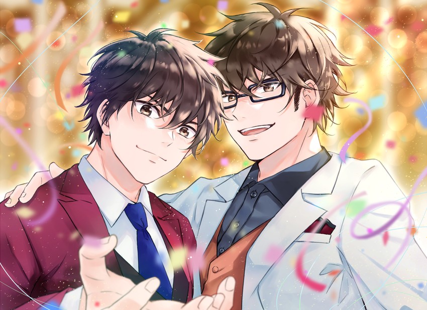 miyuki kazuya and sawamura eijun (ace of diamond) drawn by terarenai