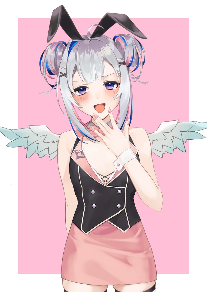 amane kanata (hololive and 1 more) drawn by smallpine_7