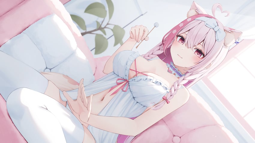 felicia lulufleur (indie virtual youtuber) drawn by nyan_(reinyan_007)