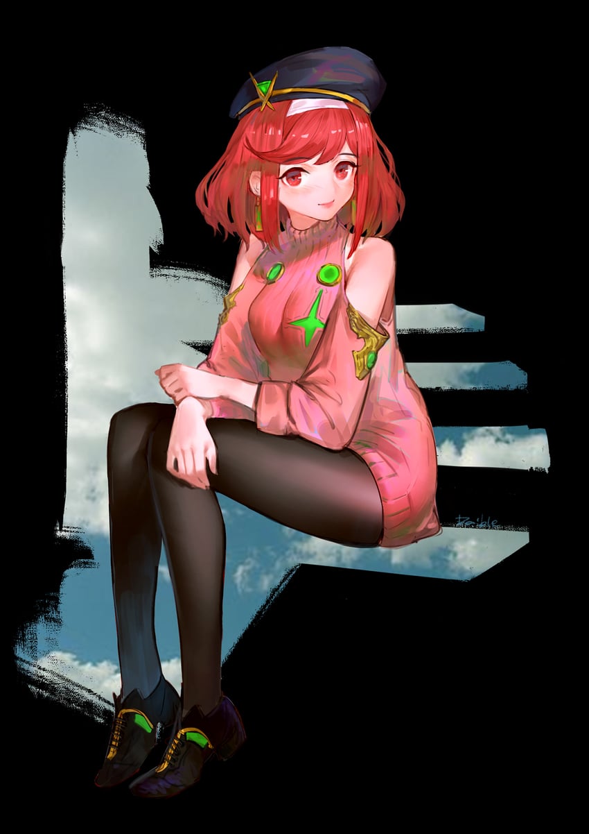 pyra (xenoblade chronicles and 1 more) drawn by daible