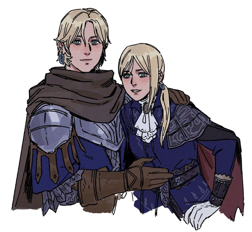 wylder and duchess (elden ring and 1 more) drawn by chocytd